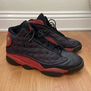 Nike Men’s Air Jordan 13 Retro Bred 2013 Distressed Shoes Size 13 - Picture 1 of 12