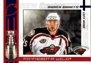 2003-04 Pacific Quest for the Cup Blue #52 Andrew Brunette