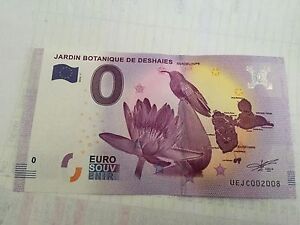 JARDIN BOTANIQUE DE DESHAIES - Billet Touristique 0 euro - Guadeloupe no 2008