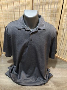 Adidas Golf Tennis Short Sleeve SS Men's Polo Shirt Static Gray Large L (H334) - Picture 1 of 8