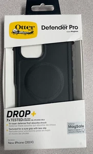 OtterBox Defender Pro Series Case with MagSafe for iPhone 16(2024), Black - Picture 1 of 4