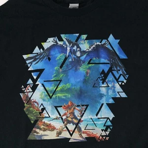 Camiseta Horizon Forbidden West Para Hombre 2XL XXL Negra Gráfico Logo Rara Promoción - Imagen 1 de 8