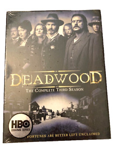 Deadwood - The Complete Third Season (DVD, 2015, Set de 6 disques) NEUF & SCELLÉ OOP