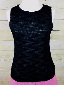 Belina Women's Size M, Black / Charcoal Sleeveless Tank Top - Picture 1 of 7