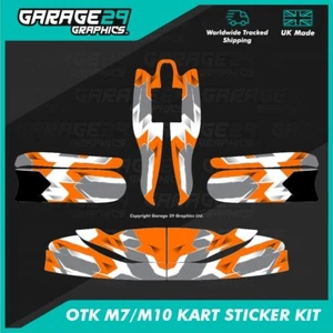 OTK M7/M10 KART STICKER KIT - COMPOUND - COLOUR 1 - CUSTOMISABLE - Picture 1 of 3