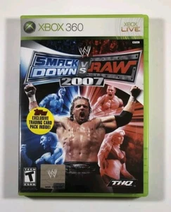 WWE Smackdown vs Raw 2007 (Xbox 360) with Manual, Tested Guaranteed. Ships TODAY - Picture 1 of 12