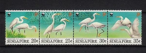 103867/ Singapur 1993 - Mi 705/8 - China-Seidenreiher / WWF - postfrisch - Picture 1 of 1