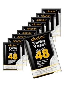 10 x Alcotec Turbo Yeast 48H Classic for vodka, moonshine Cheapest Price - Picture 1 of 3