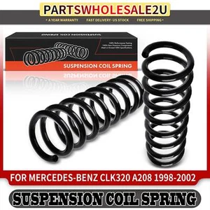 2x Front Left & Right Coil Springs for Mercedes-Benz A208 CLK320 1998 1999-2002 - Picture 1 of 9