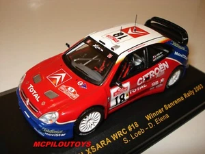 IXO RAM127 - CITROEN XSARA WRC N°18 WINNER SAN REMO RALLY 2003 LOEB au 1/43° - Imagen 1 de 4