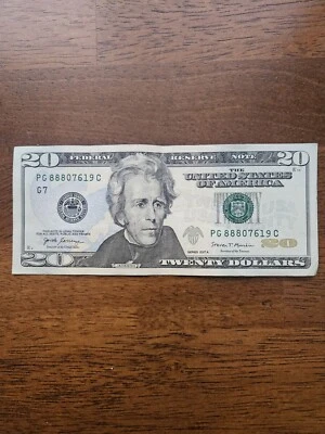 20 Dollar Bill 2017A Lucky 888 (88807619) - Image 1 of 3