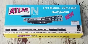 NEW Atlas N Scale Left Manual Snap-Switch 2582-1 Model Railroad - Picture 1 of 5