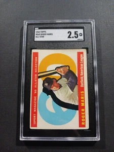 1960 Topps All Star Roger Maris New York Yankees #565⚾️⚾️💥 SGC 2.5 - Picture 1 of 2