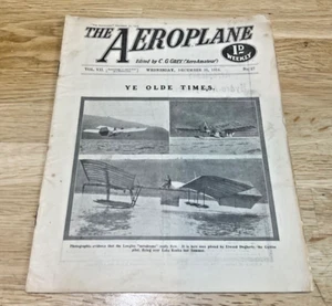 THE AEROPLANE JOURNAL MAGAZINE, VOL VII, DECEMBER 1914, No27 - Picture 1 of 4