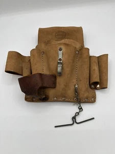 Nicholas Work Gear 500 Top Grain Cowhide Tool Belt Carpenter Pouch Bag USA Made - Picture 1 of 18