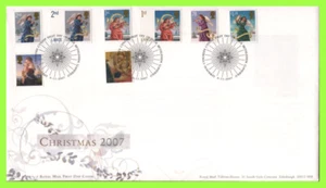 G.B. Set di Natale 2007 su copertina primo giorno Royal Mail, Betlemme - Foto 1 di 1
