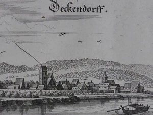 Matthäus Merian Kupferstich Bayern Deggendorf 18. Jhdt. (126) - Picture 1 of 16