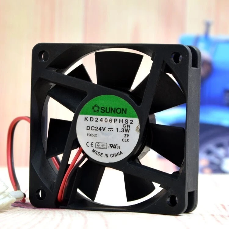 SUNON KD2406PHS2 24V 1.3W 6015 6CM Inverter Cooling Fan - Image 1 of 1