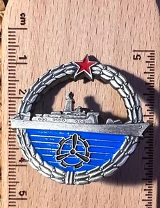 Yugoslav navy badge JRM mechanic YNA JNA SFRY Yugoslavia Serbia navy - Picture 1 of 5