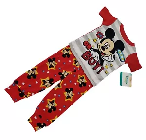 Disney Little Boys Toddler Mickey Mouse 2 Piece Pajama Set Size (6-9 Months) - Picture 1 of 11