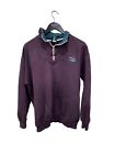 Northern Reflections Sweater XL Burgundy  Quarter Zip Embroidered