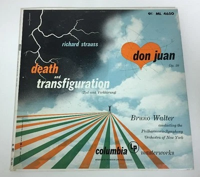 BRUNO WALTER DEATH AND TRANSFIGURATION / DON JUAN RECORD Lp ML 4650 VINYL NM Foto 1 de 4