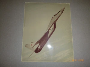 Russian MIG-29 - Official Photo Mikoyan Design Bureau - USSR - Rare - Picture 1 of 6