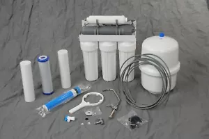 5 Stufen Umkehrosmose Anlage Trink Wasserfilter Osmose Membran Antibakteriell RO - Bild 1 von 23