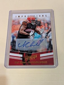 2019 Panini Prestige - Impressions Nick Chubb #IP-NC Xtra Points Autographs 3/10 - Picture 1 of 3