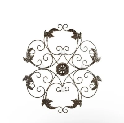 Safavieh Wall Art Collection Ivy Vines Candle Holder Wall Sconce Rustic Iron - Image 1 of 3