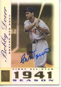 BOBBY DOERR Autograph - Signed 2003 Topps Tribute baseball #21 -Red Sox! HOF! - Picture 1 of 3