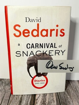 A CARNIVAL OF SNACKERY: DAVID SEDARIS DIARY / SIGNED 1ST EDITION 1ST PRINT HCDJ Foto 1 de 4