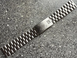 Vintage Omega Stainless Steel Bracelet Ref-1162 With 123 End Links - Picture 1 of 6