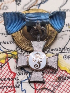 Friedrichs-Orden Ritterkreuz 2. Kl. Miniatur Knopfloch Württemberg Eduard Foehr - Picture 1 of 3