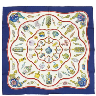 Bufanda multicolor Hermès Silk Carre 90 - vintage, excelente estado - Imagen 1 de 4