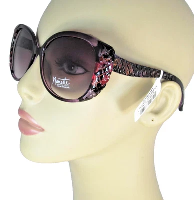 Gafas de sol Nanette Lepore ojo de gato vibrante multicolor marco translúcido NN469-PUR Foto 1 de 4