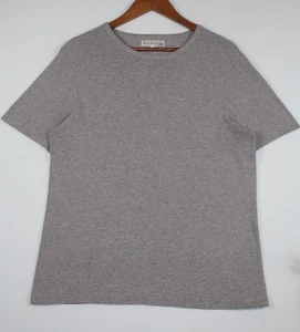 T-shirt donna Merz B Shwanen grigia 100% cotone Slub? Uomo? Taglia 6 Large - Foto 1 di 10