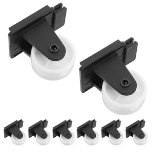  8 Pcs Small Caster Wheels Drawer Cart Replacement Casters Bookcase - Picture 1 of 20