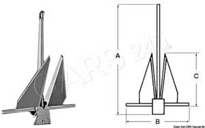 DANFORTH Anker 8 kg - Bild 1 von 1