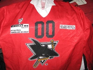 HOCKEY CLUB Sharks Monza  jersey shirt trikot maillot '90s Italy made - Imagen 1 de 2