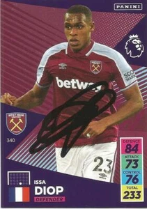 TARJETA COLECCIONABLE ISSA DIOP FIRMADA WEST HAM 2021/2022 ADRENALYN XL + CERTIFICADO DE AUTENTICIDAD - Imagen 1 de 1