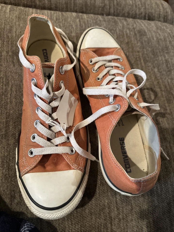 Converse Chuck Taylor All Star Laranja Baixo Masculino Tamanho 10 Fabricado no Vietnã - Imagem 1 de 4