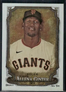 2024 Topps Allen & Ginter Jorge Soler #139  Foil card Giants - Picture 1 of 2