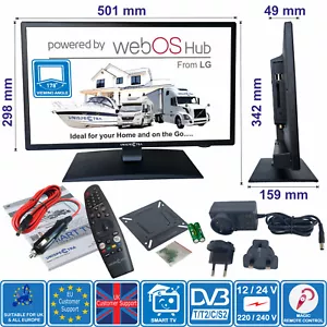 22" Smart TV (webOS from LG) Full HD 12V 240V Magic Remote for Motorhomes - Picture 1 of 9