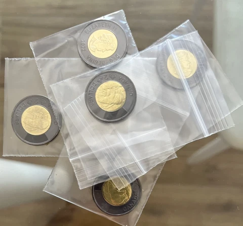 2022 Canada $2 Black Ring Coin Honouring Queen Two Dollar Toonie 🍁🍁 NEW 🍁🍁 Cover