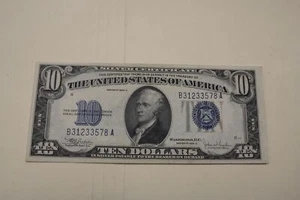 U.S Ten Dollar Silver Certificate FR# 1704 Uncirculated Crisp - Picture 1 of 5