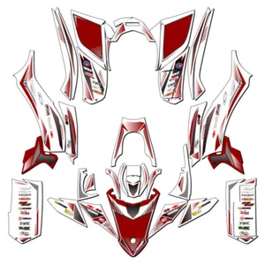 2017-2021 YFZ 50 SURGE Red Senge Graphics Kit Compatible with Yamaha - Picture 1 of 7