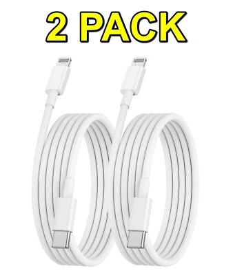 tech2OGB USB Fast Charger Cable for Apple iPad 8th 9th Generation USB-C to 8 Pin - Image 1 of 4