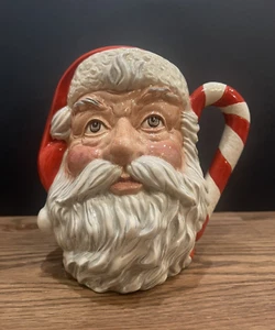 ROYAL DOULTON 'SANTA CLAUS' LARGE CHARACTER JUG D6793 RED CANDY CANE /1000 RARE! - Picture 1 of 6