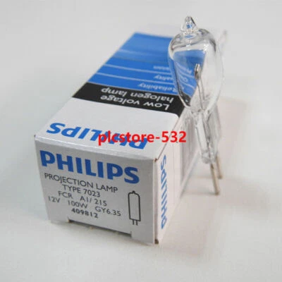 PHILIPS Instrument Bulb 7023 FCR 12V100W Projector Lamp Microscope Light 409812 - Image 1 of 3